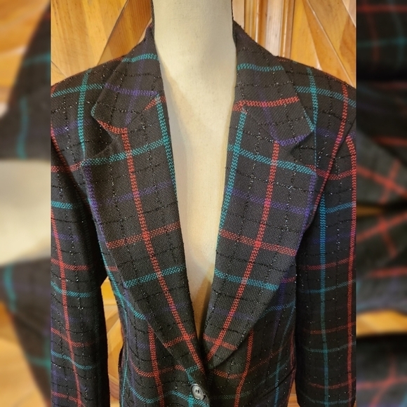 Joan Leslie Vintage Blazer Sz 12 - Picture 3 of 9